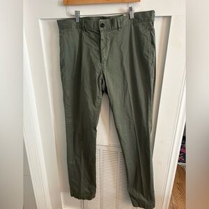 Billy Reid Green Leonard chino pants size 36